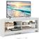 Costway Corner White TV Bench 55x19.5"