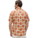 Dobber Men's Roma Print Shirt - Orange
