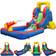 PicassoTiles Inflatable Bounce House Water Slide