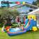 PicassoTiles Inflatable Bounce House Water Slide