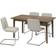 IKEA Skansnas/Lustebo Beige/Brown Bordsgrupp 90x205cm