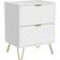 ANBUY Nightstand White Bedside Table 11.8x15.7" 2