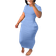Shein Slayr Women's Simple Solid Color Short Sleeve Dress