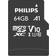 Philips microSDXC Class 10 UHS-I U1 V10 A1 80MB/s 64GB +SD adapter