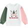 Kuriozud Kid's Letters Truck Print Sweatshirt - White