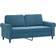 vidaXL 359538 Blue Sofa 172cm 2 Seater