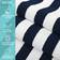 Arkwright California Cabana Bath Towel White, Blue (177.8x76.2cm)