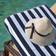 Arkwright California Cabana Bath Towel White, Blue (177.8x76.2cm)