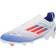 adidas Junior F50 League Laceless FG/MG - Cloud White/Solar Red/Lucid Blue