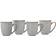 Denby Elements Light Grey Mug 33cl 4pcs