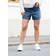 Ichi Aveny Shorts - Medium Blue Stone Wash