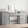 vidaXL 3276530 Gray Sonoma Sminkbord 39x80cm 4st