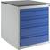 Rau telescopic light grey / gentian blue Storage Cabinet 65x64cm