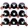 mensolas MS9D Dark Stained Pine Wine Rack 32.5x23.5cm