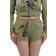 Ed Hardy Butterflies Fleece Shorts - Olive Green
