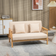 Homcom Couch Sofa 123cm Zweisitzer