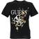 Guess Men's Floral Logo T-shirt - Jet Black