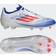 Adidas F50 League MG Soccer Cleats - Cloud White/Solar Red/Lucid Blue