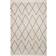 Roseland Furniture Edie Boho Moroccan Diamond Shaggy Beige 160x230cm