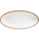 L'Objet Soie Tressee 24K Gold-Plated Oval Serving Platter & Tray
