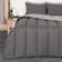 OHS Soft 10.5 TOG Duvet Cover Silver, Grey (200x200cm)