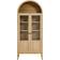 modway Tessa Arched Oak Storage Cabinet 31x71"