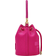 Marc Jacobs The Leather Mini Bucket Bag - Lipstick Pink