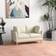 Homcom 2-Seater Beige Sofa 137cm Zweisitzer