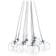 Metro Lane Jackeline 10 Chrome Pendant Lamp 45cm 10pcs