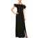 Alex Evenings Long Off the Shoulder Gown - Black