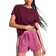 PINK Ivy Fleece Relaxed Shorts - Red Violet