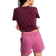 PINK Ivy Fleece Relaxed Shorts - Red Violet