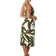 Petal & Pup Zara One Shoulder Midi Dress - Olive Palm