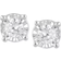 Forever Grown Diamonds Stud Earrings - Silver/Diamonds