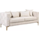 Simplie Fun Modern Upholstered Beige/Khaki Sofa 80" 3 Seater