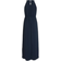 Vila Pleated Halter Neck Maxi Dress - Total Eclipse