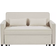 Simplie Fun Loveseat with Pull-Out Beige Sofa 54" 2 Seater