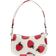 Coach Swinger Bag 20 With Strawberry Print - Silver/Chalk Multi