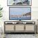 Costway Universal Stand Entertainment Gray TV Bench 62x24.5"