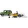 Bruder Land Rover Defender with Trailer JCB Excavator & Man 02593