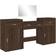 vidaXL 3276531 Brown Oak Dressing Table 39x80cm