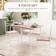 Homcom Space Saving Brown/White Dining Set 70x110cm 5pcs