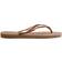 Havaianas Square Logo Metallic - Rose Gold