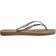 Havaianas Square Logo Metallic - Rose Gold/Glitter