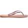 Havaianas Slim Square Logo Metallic - Roze