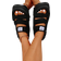Shein Sports sandals with letter patch decor, heel strap