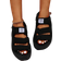 Shein Sports sandals with letter patch decor, heel strap