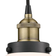 Innovations Lighting 616-1PH-11-6 Black Antique Brass/Matte White Pendant Lamp 6"