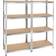 tectake 4 Tier Brown Shelving System 40x160cm