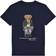 Polo Ralph Lauren Kid's Polo Bear Cotton Jersey T-shirt - Paris Bear Newport Navy (654784)